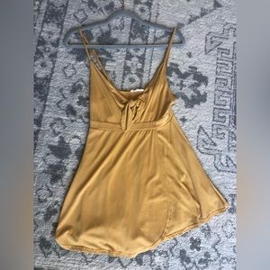 Kendall and Kylie mustard Romper